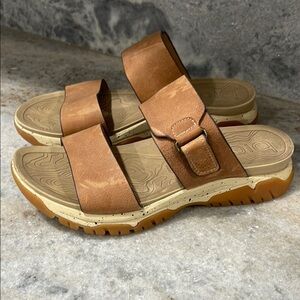Bionica Nisha Slip On Leather Sandals